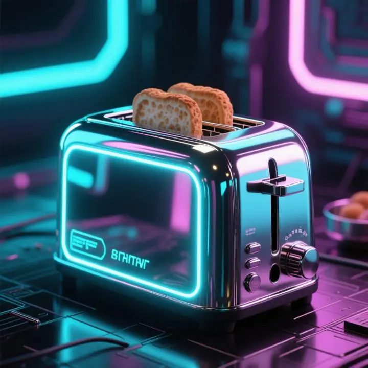 The Robot and the Toaster - Novo Rossian | Created by Mureka