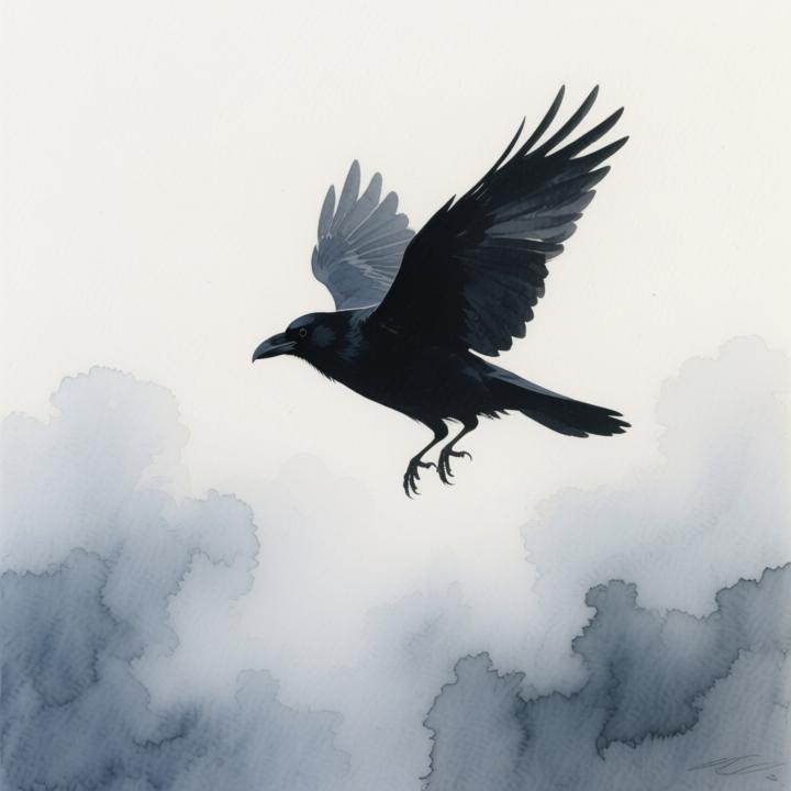 烏の旅 - 空葵(Aoi) | Created by Mureka